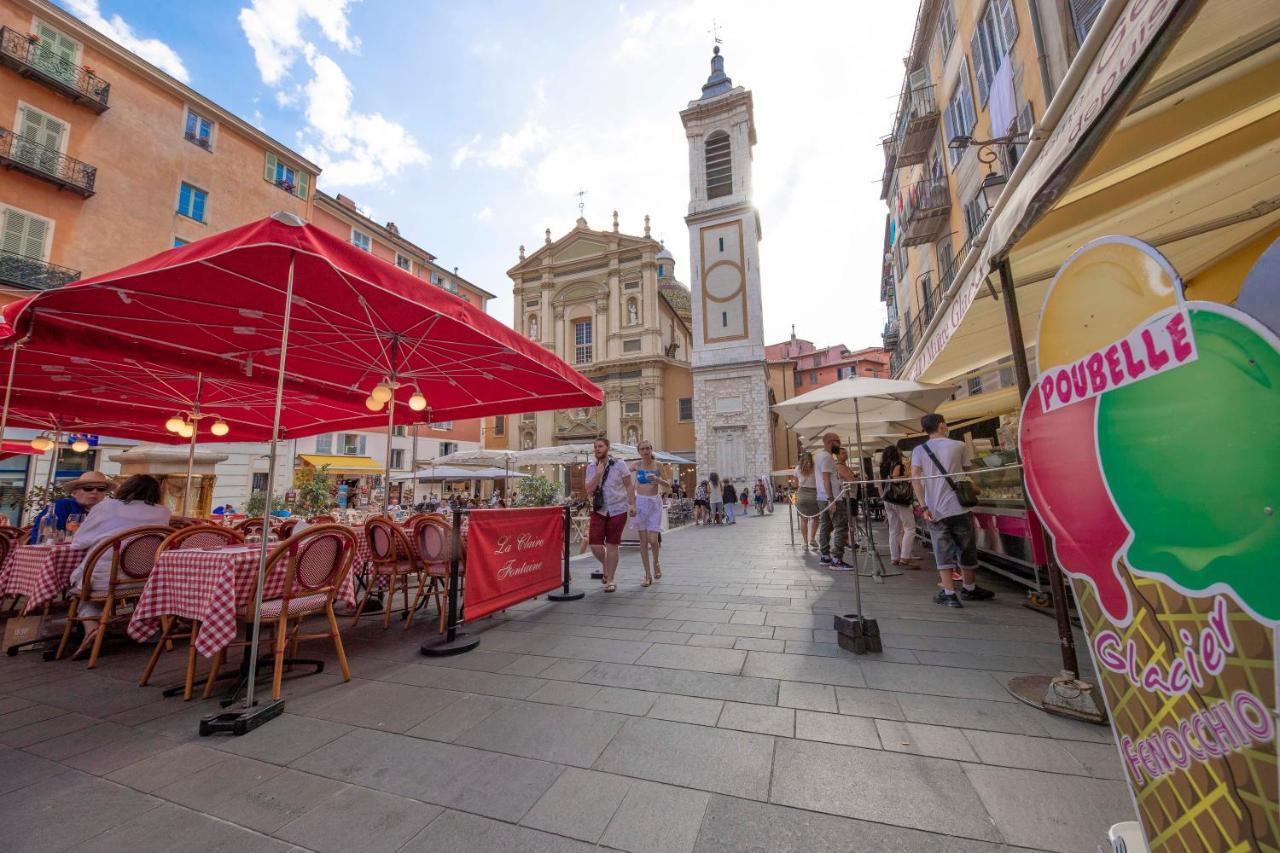 Ferienwohnung Spacious And Bright Flat Close To The Beach : Heart Of Old Nizza Exterior foto